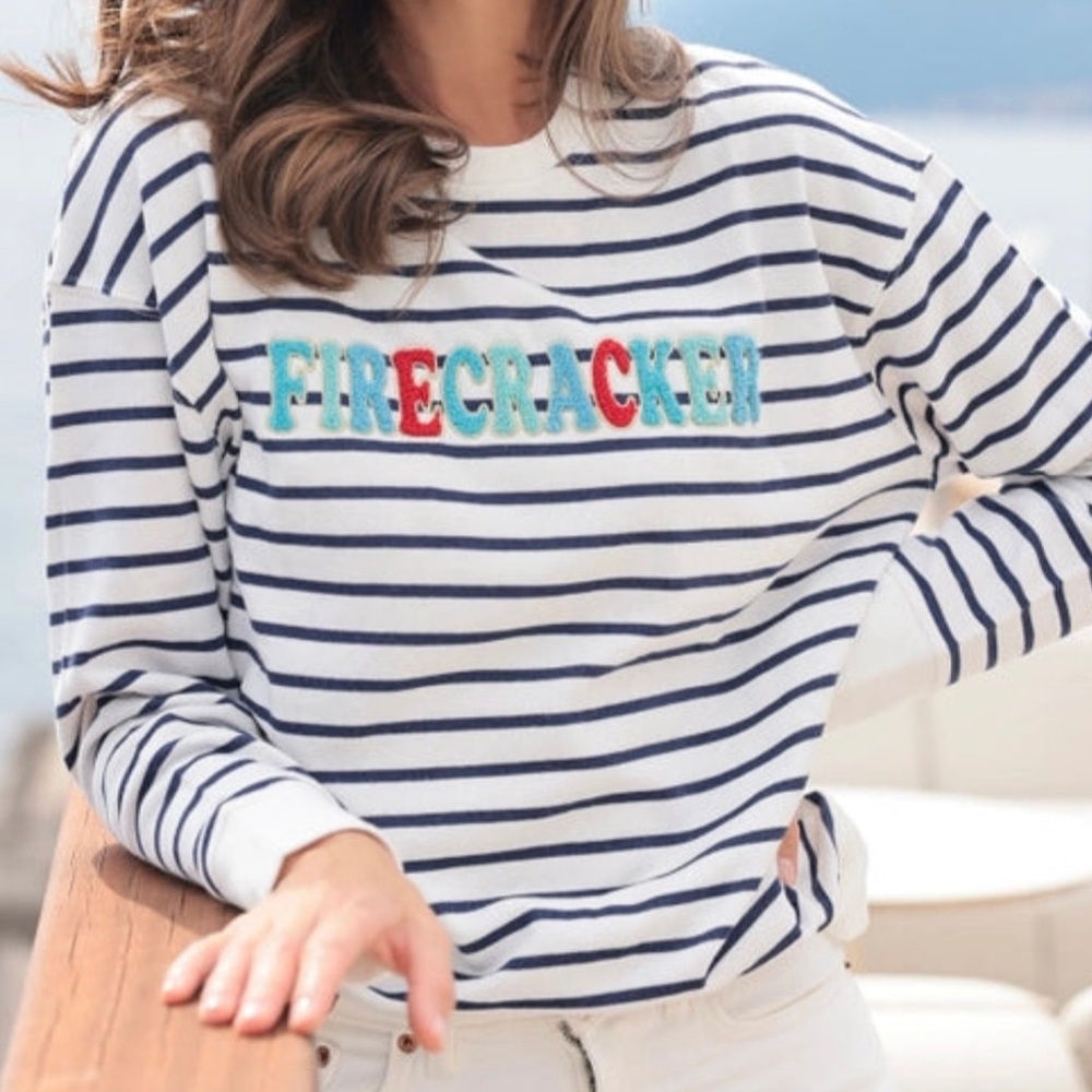 New with tags! Firecracker sweatshirt from Shiraleah. Adorable!